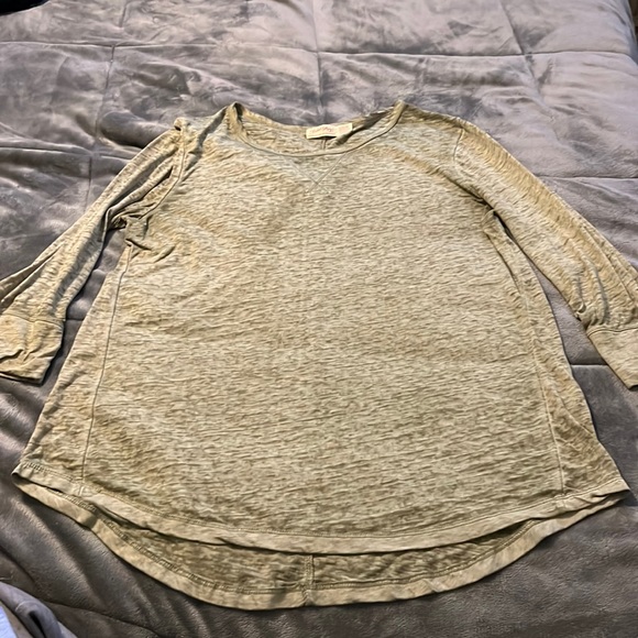 Faded Glory 3/4 sleeve top size large - Picture 1 of 3